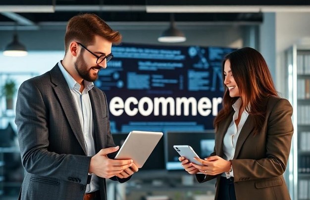 Ecommerce-Büro