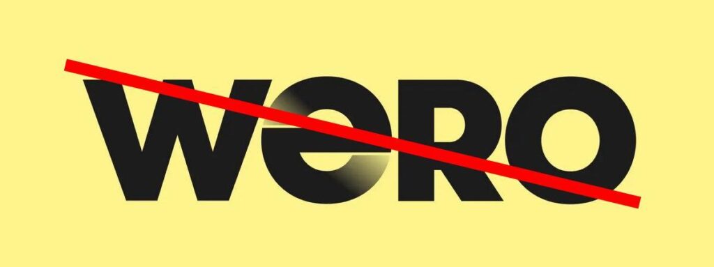 Wero-Logo durchgestrichen
