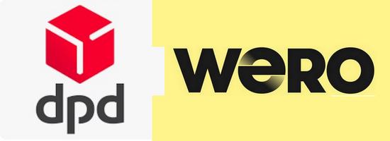 Logo von Wero und DPD