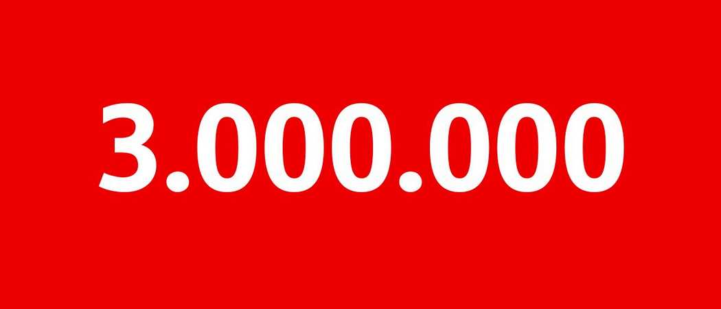 Sparkasse: 3.000.000