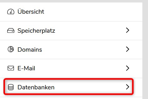 Menü Datzenbanken