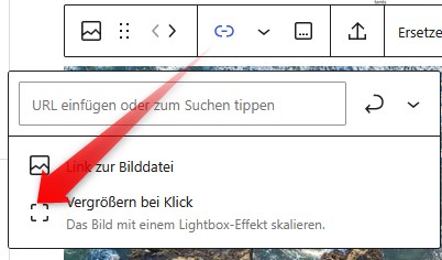 Vergrößern bei Klick