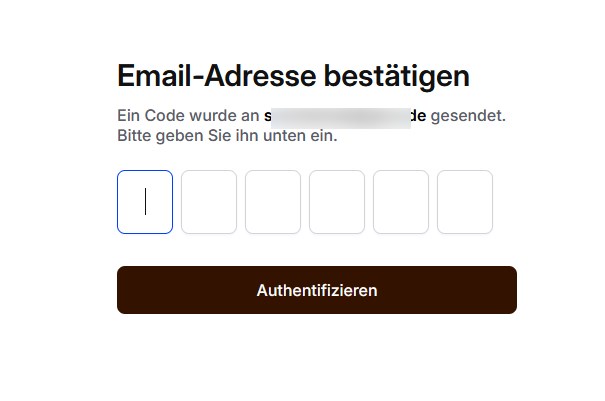 Email verifizierten