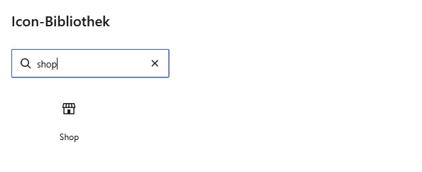 Icon-Suche