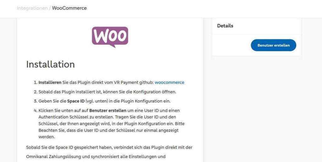 Omnichannel-Account von VR Payment