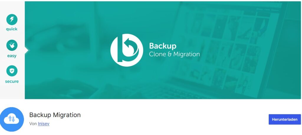 WordPress-Plugin: Backup Migration