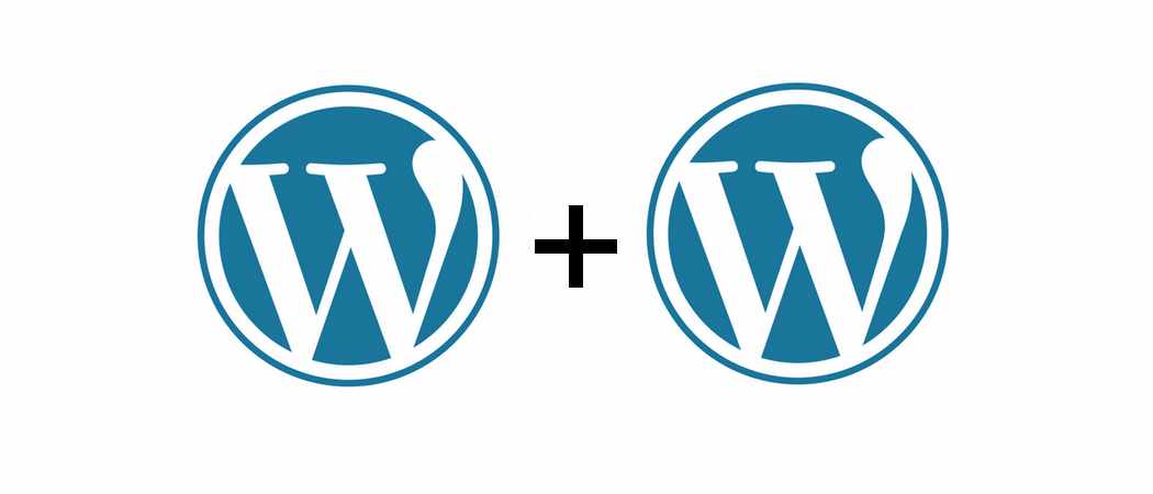 WordPress-Logo doppelt