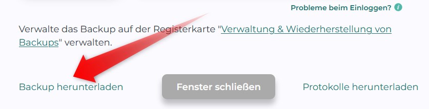 WordPress-Backup vom Server auf den eigenen Computerherunterladen