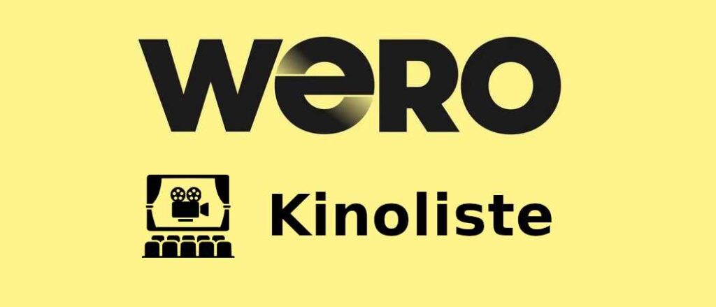 Wero-Kinoliste. Stilisierter Kinosaal.