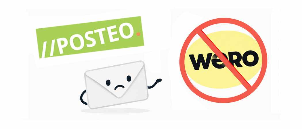Kein Wero bei Posteo