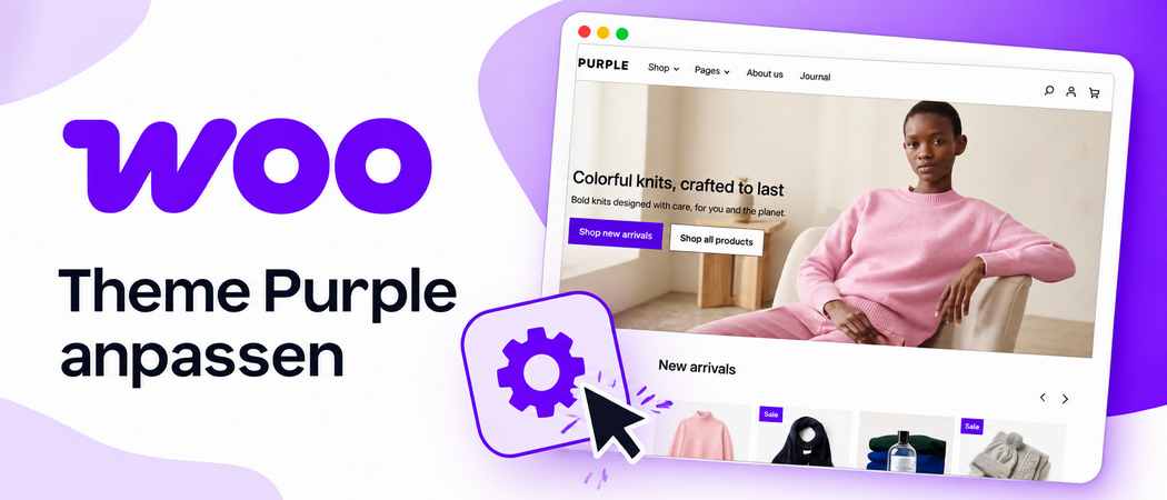 WooCommerce Theme Purple anpassen